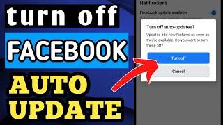 HOW TO TURN OFF FACEBOOK AUTO UPDATE