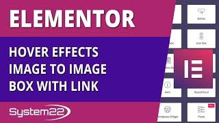 Elementor Hover Effects Image To Image Box With Link 