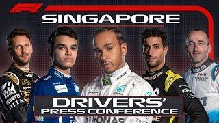 2019 Singapore Grand Prix: Pre-Race Press Conference