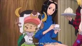 Robin wants to bath with Chopper #onepiece #robin #chopper