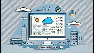 Работа с API Python : Как получать данные о погоде | Пример на практике