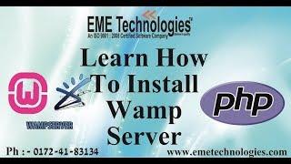 Wamp Server Installation On Windows 10 | EME Technologies