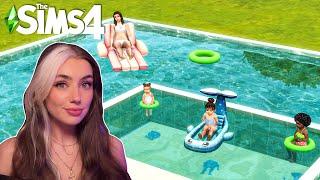 Toddler and Infant Pool With Functional Floaties  │ No CC │ Tutorial │ Sims 4