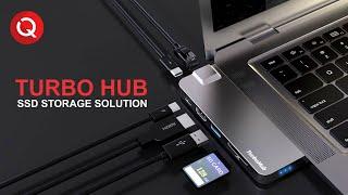 TurboHub: Fastest SSD & 6 in one adapter | ULTIMATE MacBook Hub Adapter with a SSD | Turbo Hub SSD