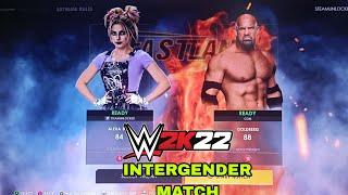 WWE2K22 INTERGENDER MATCH TUTORIAL || HINDI||  ||2022||