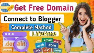 free domain connect to blogger 2024 - How to get free Domain for Lifetime 2024 - MS Teach