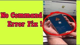 No Command Android Screen Fix Error