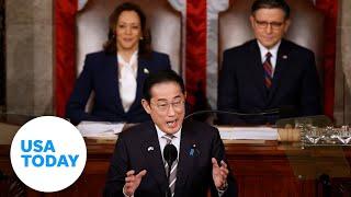 Japan's prime minister praises US support of Ukraine before Congress | USA TODAY