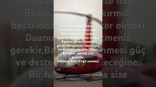 Rüyada helikopter görmek(Mehmet Emin Kirgil yorumu)