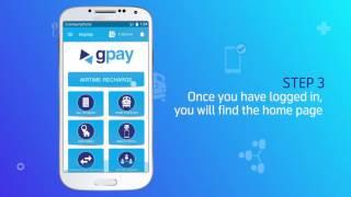 GPAY App Tutorial - Login & Wallet Refill