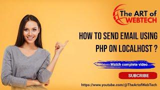 PHP : Send Email From localhost in 2024  #email #php #xampp