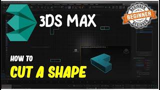 3Ds Max How To Cut A Shape From Another