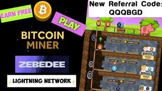 Play Bitcoin Miner and Earn Free Bitcoin | Zebedee Wallet | Fumb Games | Bitcoin Miner Referral Code