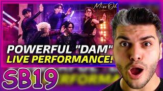 SB19 "DAM" (First Live At All Out Sundays Performance Video) REACTION