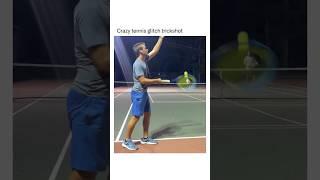 Craziest Tennis glitch  (via @jakethejuice3) #shorts ￼