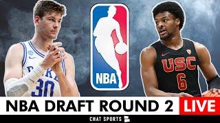 NBA Draft 2024 LIVE Round 2 - Bronny James To Lakers Is OFFICIAL