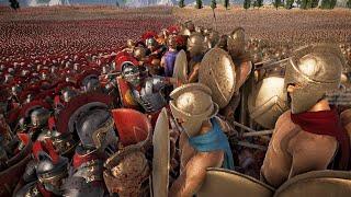 4 Million Roman Soldiers VS 4 Million Spartan Soldiers! - Ultimate Epic Battle Simulator 2 UEBS 2