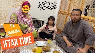 4TH RAMADAN IFTAR TIME || MY BEAUTIFUL SMALL FAMILY || FULL DAY VLOG️