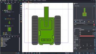 Российский игровой движок PointJS и среда разработки 2D игр. Танк. #1 - Создание персонажа