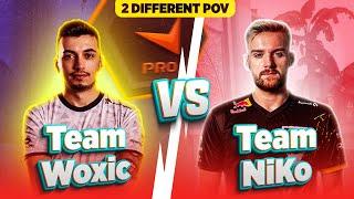 Team Woxic vs Team NiKo - 2 Different POV - Faceit Pro League | CSGO