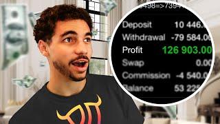 I FLIPPED $5,000 to $131,000 in 3 DAYS! LIVE FOREX ACCOUNT (TRADEZELLA + WITHDRAWAL)