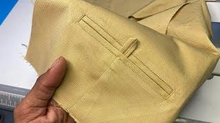 Pant ki back ready karna sikhe / Pant back pocket stitching / pant back Bone pocket stitching / RAJ