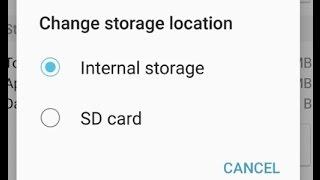 How to change default download location to SD card