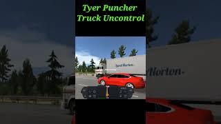 Tyer Puncher Truck uncontrol Truck Simulator Ultimate #shorts | SMJ Gaming |