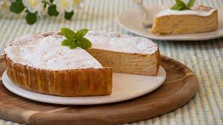 Receta GANADORA, un resultado delicioso. Tarta milhojas de manzana y plátano