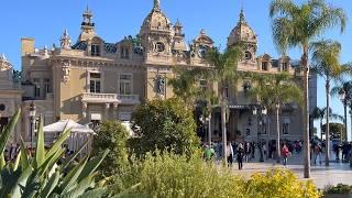 Monaco Walk March 2025  Monte Carlo 4K Walking Tour