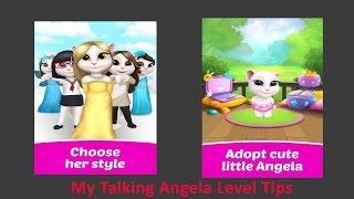 My Talking Angela Cheat How to Level UP Fast from Levels 08 to 22 Using Potions Kids Gamep