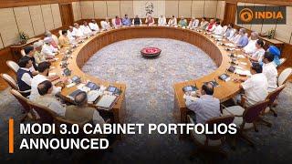 Modi 3.0 Cabinet Portfolios announced & other updates | DD India Global