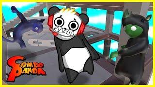 Let's play Gang Beasts with Combo Panda! Knock Out Rivals in the Elevators!