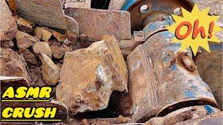 🪨GIANT  Sand Crushing ASMR How stone crusher works How to crush Rocks Jaw/Rock Crusher