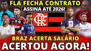 FECHADO! NOVO ATACANTE NO FLAMENGO! SÉRGIO RAMOS CONFIRMADO! NOTICIAS DO FLAMENGO