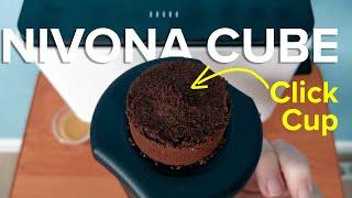 Nivona CUBE 4 Click Cup brewing group principles (making sample espresso and cleaning)