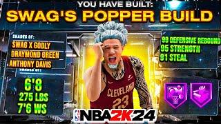 I MADE SWAG'S 6’8 BLACK MARKET PRO AM PF/BACKEND BUILD IN NBA 2K24 ... HERES MY HONEST REVIEW