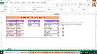 Advance Excel VLookup Function Ass 13