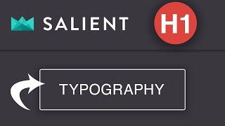 Typography Masterclass (Salient Wordpress Theme) + Troubleshooting