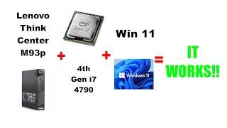 Upgrade Success: Lenovo ThinkCentre M93p - From i5 to i7 & Windows 11 Install | JackofallReys