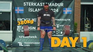 Icelands Strongest Man Day 1!