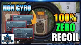 100% Zero Recoil Sensitivity Settings, Best Non Gyroscope Sensitivity, PUBG MOBILE | BGMI