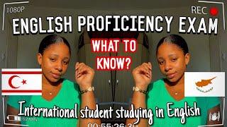 What to know about the English Proficiency Exam for international students | Study in North Cyprus