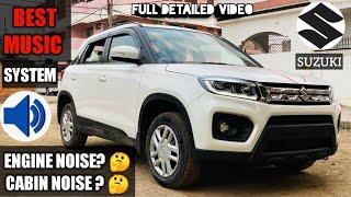 Vitara BREZZA - Music system sound quality | Best Ever sound - Full | CABIN NOISE & ENGINE NOISE