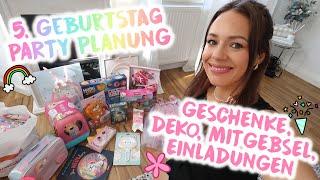 5. Geburtstag Einhorn• Geschenke, Deko, Einladungen, Mitgebsel • PARTY PREP • Maria Castielle