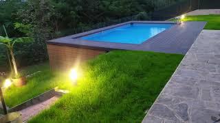 Intex Ultra Frame Pool underground! 732x366x132 Amazing result!