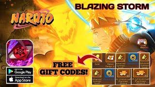 BLAZING STORM All GIFT CODES + GACHA -  NARUTO ARPG GAME ANDROID APK