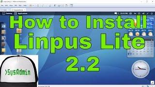 How to Install Linpus Linux Lite 2.2 + VMware Tools on VMware Workstation/Player Easy Tutorial [HD]