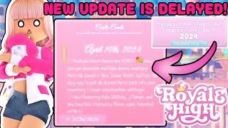 The New Update For Tidalglow Is Delayed Here Is Why Royale High Update News