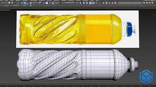 Speed Modeling - Frasco 3D de Produto de Limpeza 3ds Max